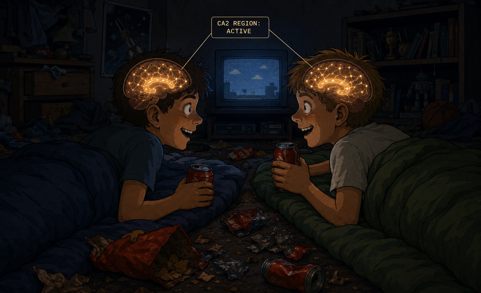 The Reason Your Childhood Sleepover Memories Are Unnervingly Clear Is Now Peer-Reviewed